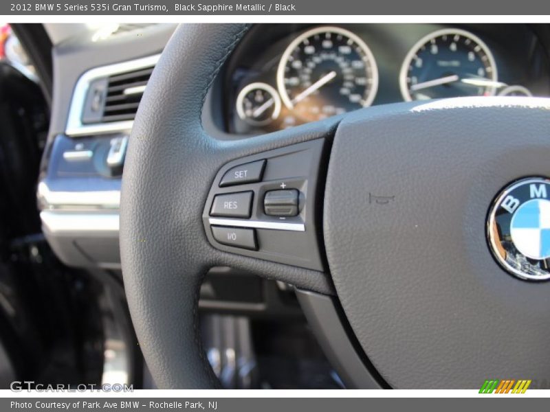 Black Sapphire Metallic / Black 2012 BMW 5 Series 535i Gran Turismo
