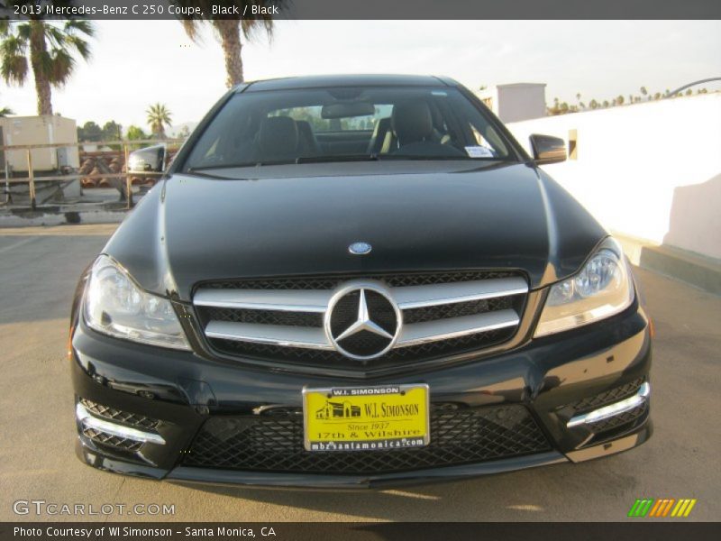Black / Black 2013 Mercedes-Benz C 250 Coupe