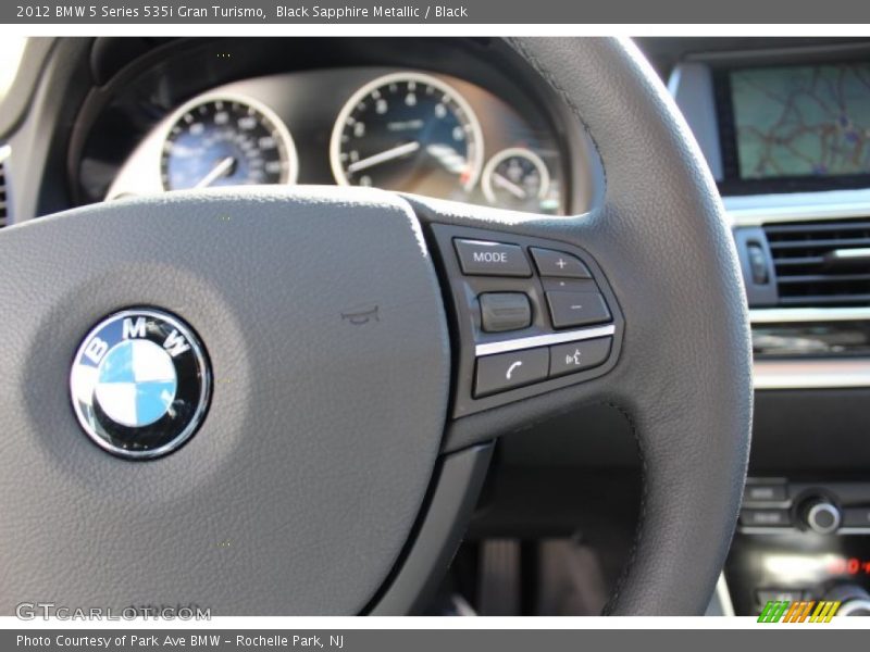 Black Sapphire Metallic / Black 2012 BMW 5 Series 535i Gran Turismo