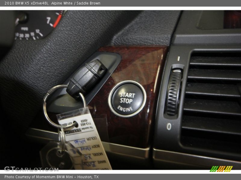 Alpine White / Saddle Brown 2010 BMW X5 xDrive48i