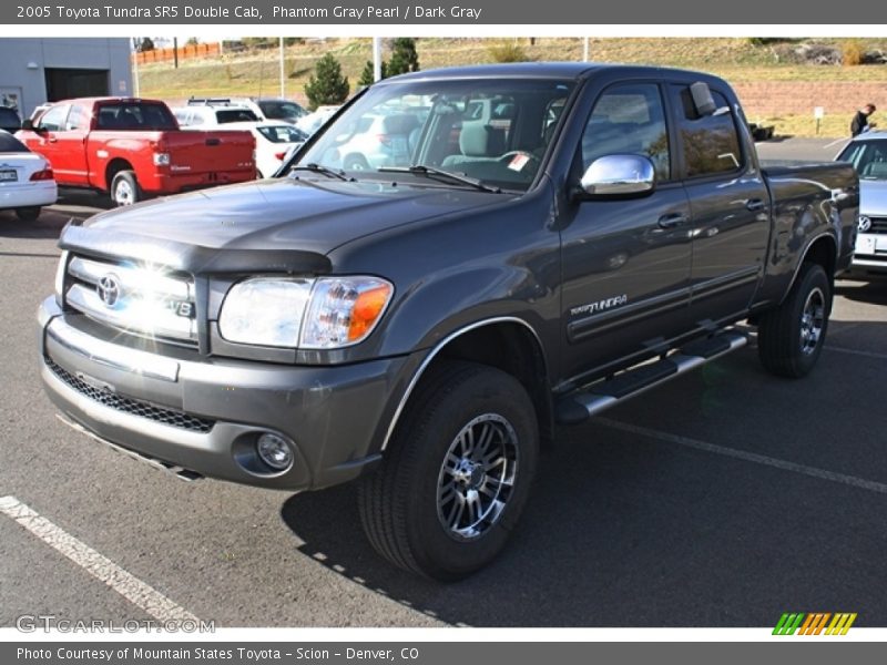 Phantom Gray Pearl / Dark Gray 2005 Toyota Tundra SR5 Double Cab