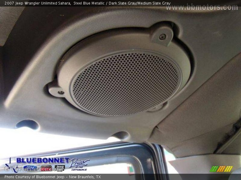 Steel Blue Metallic / Dark Slate Gray/Medium Slate Gray 2007 Jeep Wrangler Unlimited Sahara