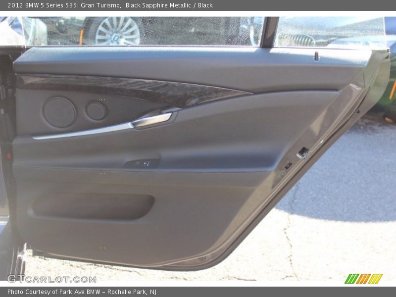 Black Sapphire Metallic / Black 2012 BMW 5 Series 535i Gran Turismo