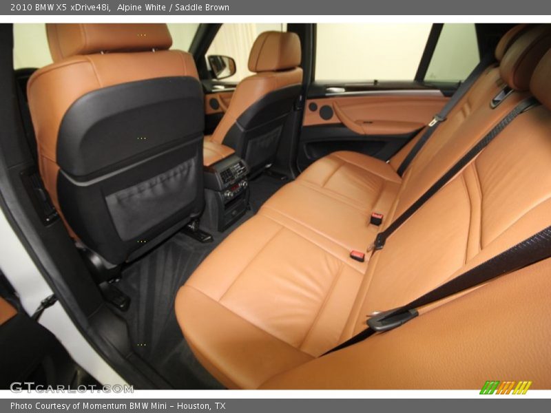 Alpine White / Saddle Brown 2010 BMW X5 xDrive48i