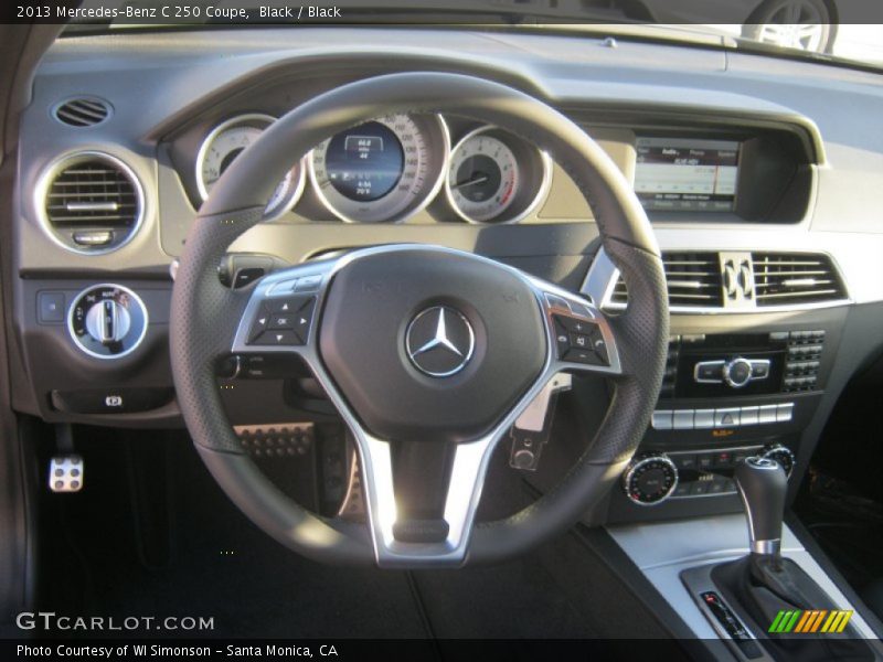 Black / Black 2013 Mercedes-Benz C 250 Coupe