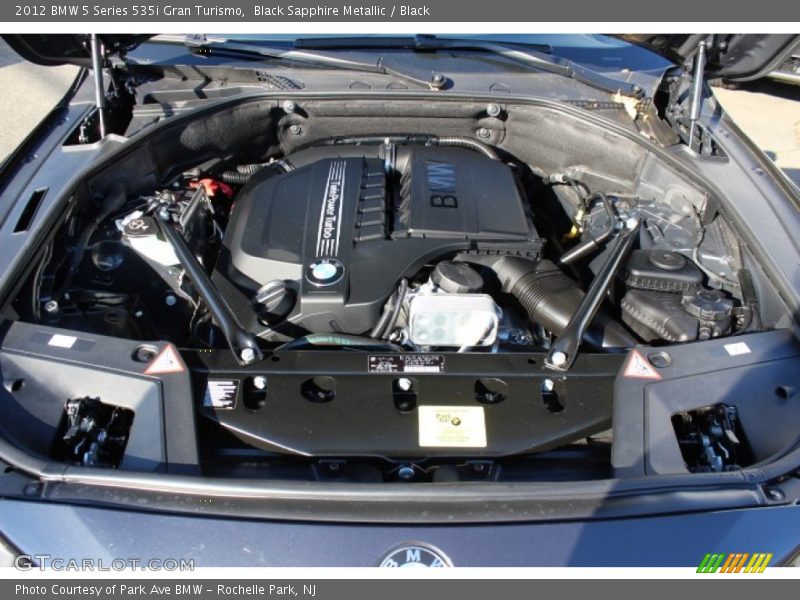 Black Sapphire Metallic / Black 2012 BMW 5 Series 535i Gran Turismo
