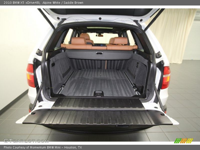 Alpine White / Saddle Brown 2010 BMW X5 xDrive48i