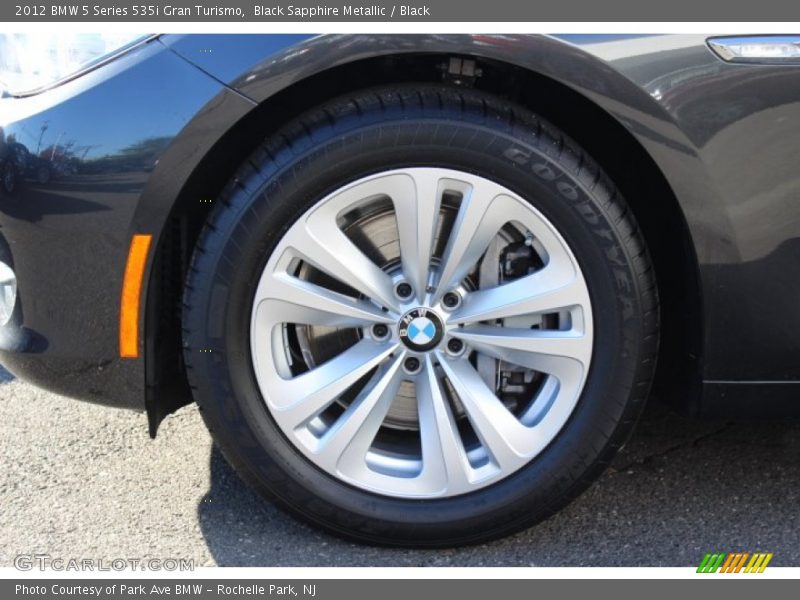 Black Sapphire Metallic / Black 2012 BMW 5 Series 535i Gran Turismo