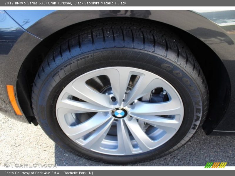 Black Sapphire Metallic / Black 2012 BMW 5 Series 535i Gran Turismo