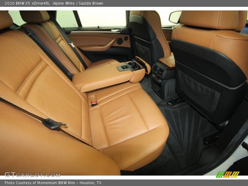 Alpine White / Saddle Brown 2010 BMW X5 xDrive48i