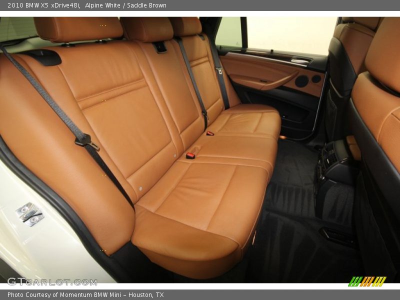 Alpine White / Saddle Brown 2010 BMW X5 xDrive48i