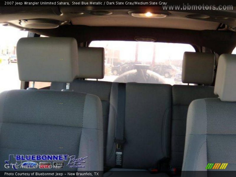 Steel Blue Metallic / Dark Slate Gray/Medium Slate Gray 2007 Jeep Wrangler Unlimited Sahara