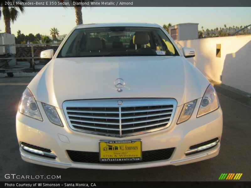 Diamond White Metallic / Almond 2013 Mercedes-Benz E 350 Sedan