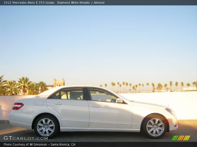 Diamond White Metallic / Almond 2013 Mercedes-Benz E 350 Sedan