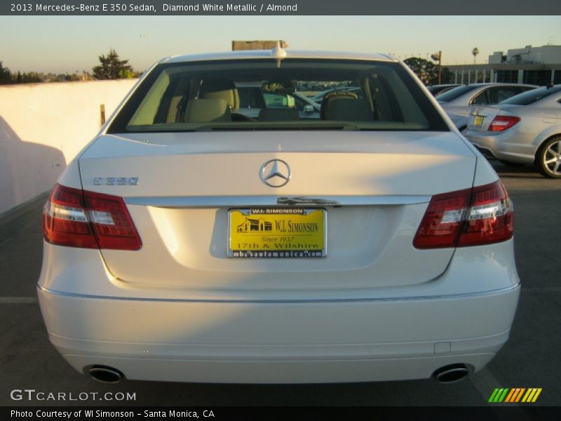 Diamond White Metallic / Almond 2013 Mercedes-Benz E 350 Sedan