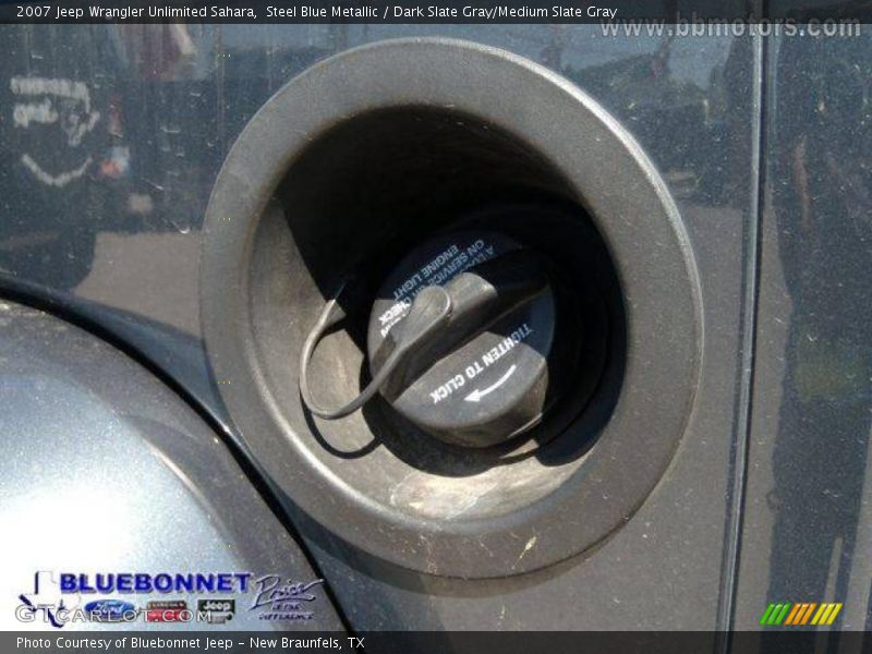 Steel Blue Metallic / Dark Slate Gray/Medium Slate Gray 2007 Jeep Wrangler Unlimited Sahara