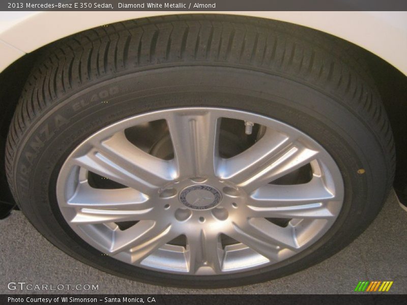 Diamond White Metallic / Almond 2013 Mercedes-Benz E 350 Sedan