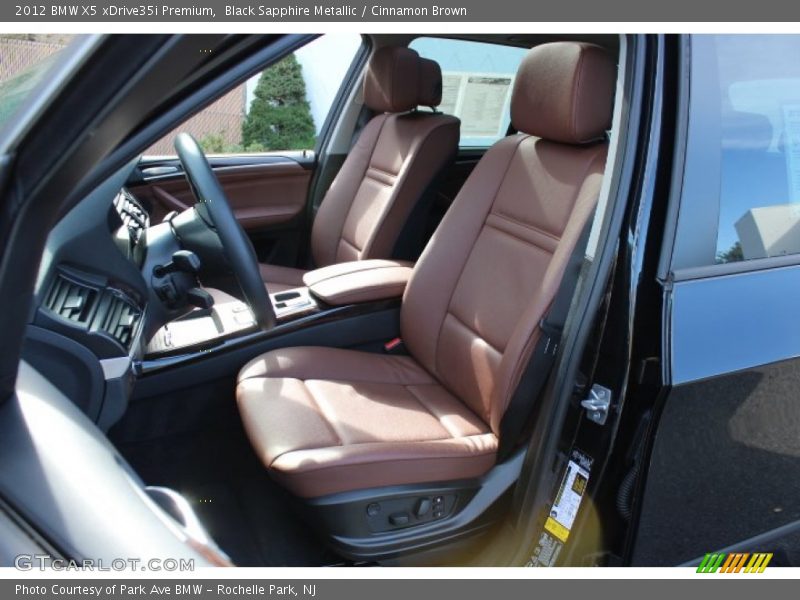 Black Sapphire Metallic / Cinnamon Brown 2012 BMW X5 xDrive35i Premium
