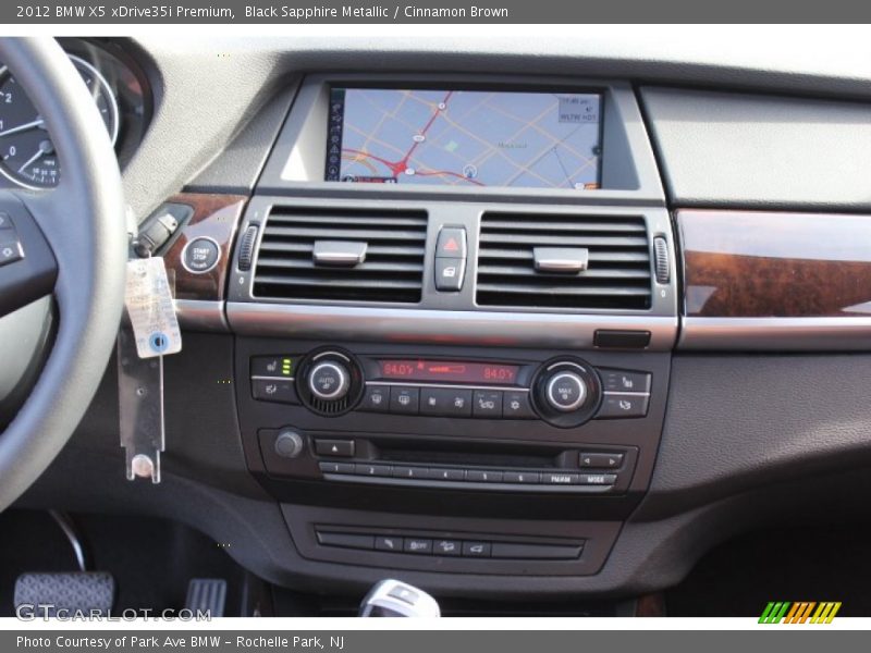 Black Sapphire Metallic / Cinnamon Brown 2012 BMW X5 xDrive35i Premium