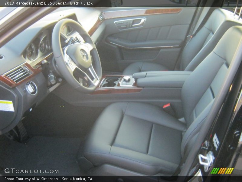 Black / Black 2013 Mercedes-Benz E 350 Sedan
