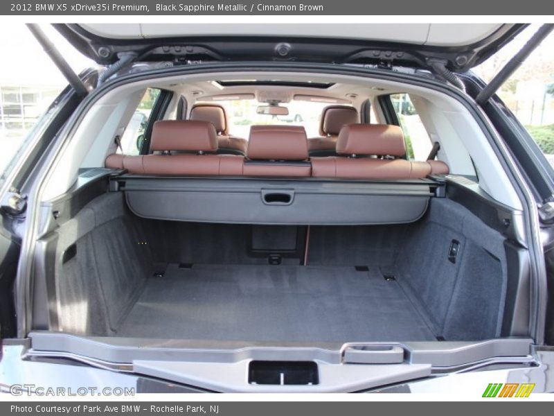 Black Sapphire Metallic / Cinnamon Brown 2012 BMW X5 xDrive35i Premium
