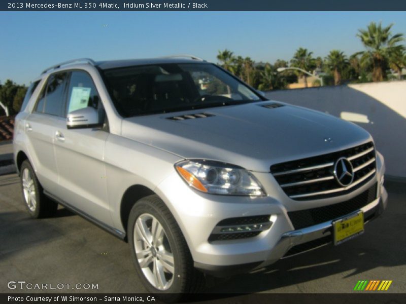 Iridium Silver Metallic / Black 2013 Mercedes-Benz ML 350 4Matic