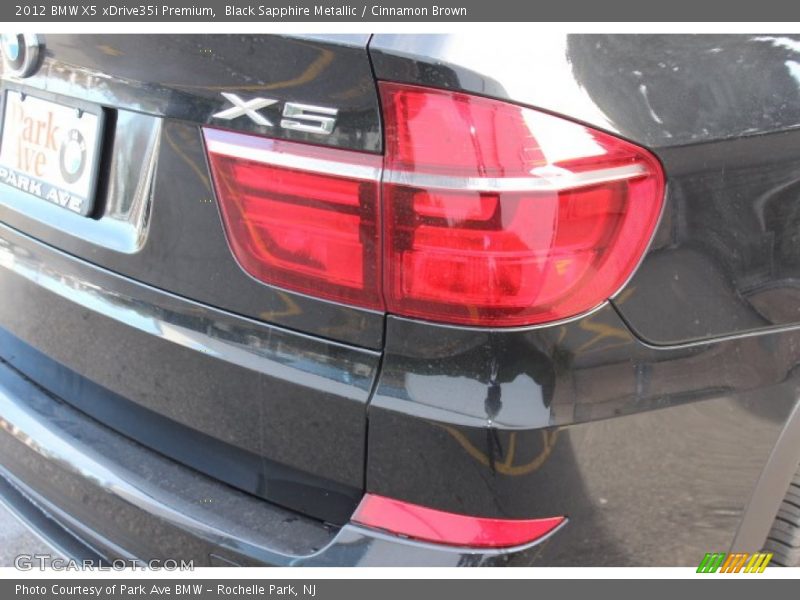 Black Sapphire Metallic / Cinnamon Brown 2012 BMW X5 xDrive35i Premium