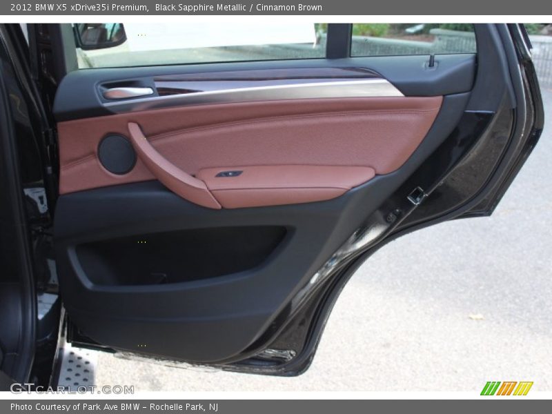 Black Sapphire Metallic / Cinnamon Brown 2012 BMW X5 xDrive35i Premium