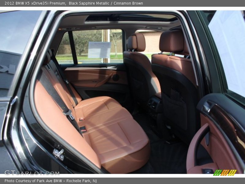 Black Sapphire Metallic / Cinnamon Brown 2012 BMW X5 xDrive35i Premium