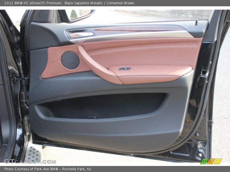 Black Sapphire Metallic / Cinnamon Brown 2012 BMW X5 xDrive35i Premium