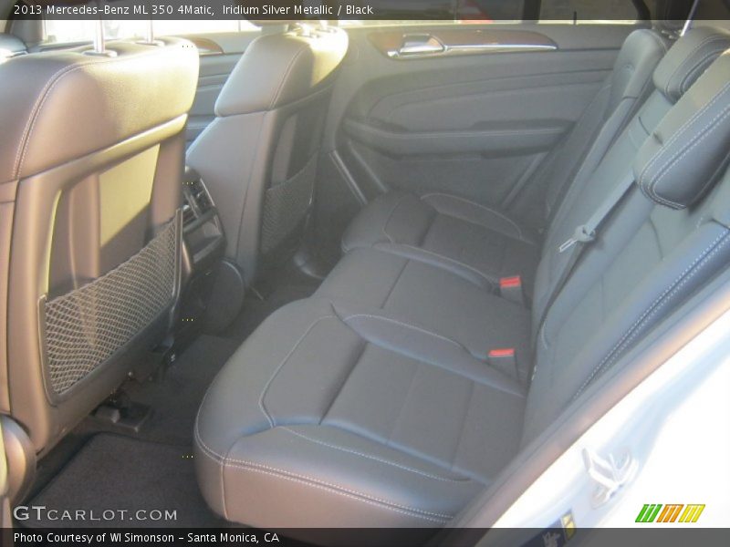 Iridium Silver Metallic / Black 2013 Mercedes-Benz ML 350 4Matic