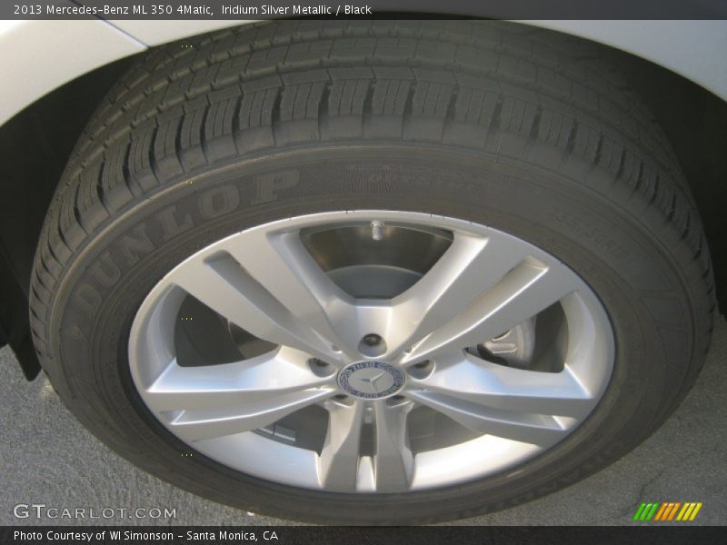 Iridium Silver Metallic / Black 2013 Mercedes-Benz ML 350 4Matic