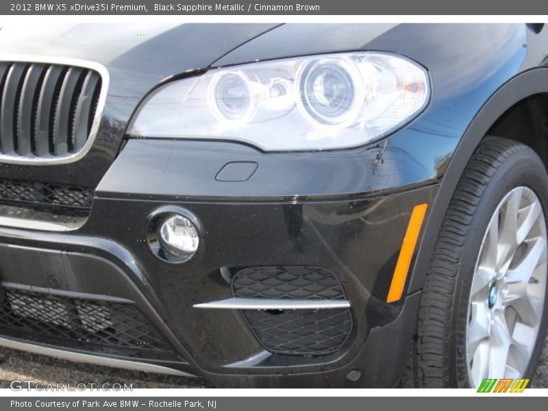Black Sapphire Metallic / Cinnamon Brown 2012 BMW X5 xDrive35i Premium