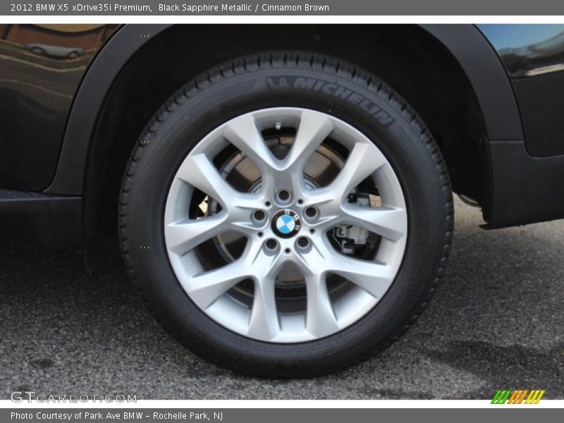 Black Sapphire Metallic / Cinnamon Brown 2012 BMW X5 xDrive35i Premium