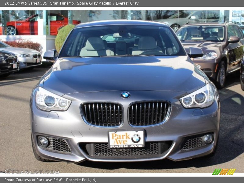 Space Gray Metallic / Everest Gray 2012 BMW 5 Series 535i Gran Turismo