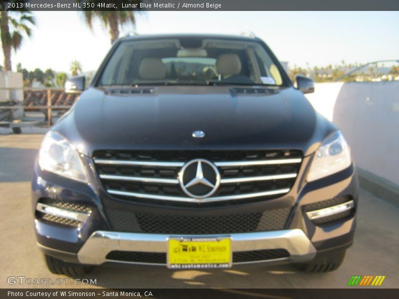 Lunar Blue Metallic / Almond Beige 2013 Mercedes-Benz ML 350 4Matic