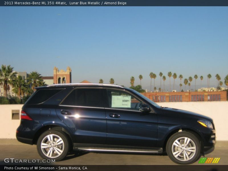 Lunar Blue Metallic / Almond Beige 2013 Mercedes-Benz ML 350 4Matic