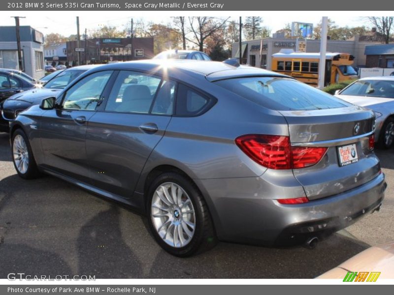 Space Gray Metallic / Everest Gray 2012 BMW 5 Series 535i Gran Turismo