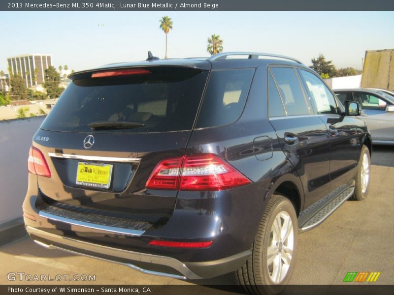 Lunar Blue Metallic / Almond Beige 2013 Mercedes-Benz ML 350 4Matic