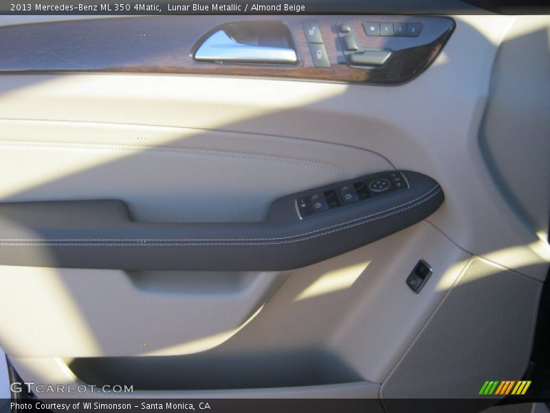Lunar Blue Metallic / Almond Beige 2013 Mercedes-Benz ML 350 4Matic
