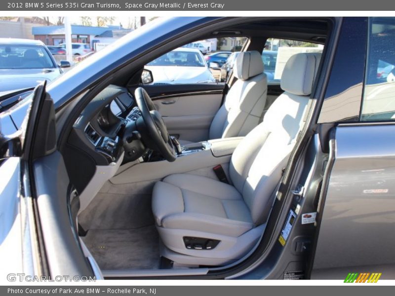 Space Gray Metallic / Everest Gray 2012 BMW 5 Series 535i Gran Turismo