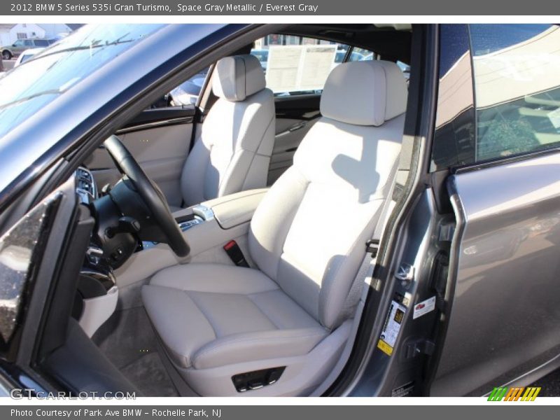 Space Gray Metallic / Everest Gray 2012 BMW 5 Series 535i Gran Turismo