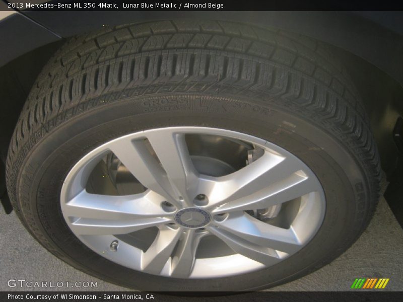 Lunar Blue Metallic / Almond Beige 2013 Mercedes-Benz ML 350 4Matic