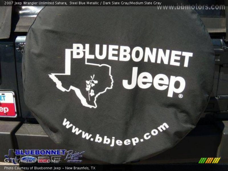 Steel Blue Metallic / Dark Slate Gray/Medium Slate Gray 2007 Jeep Wrangler Unlimited Sahara
