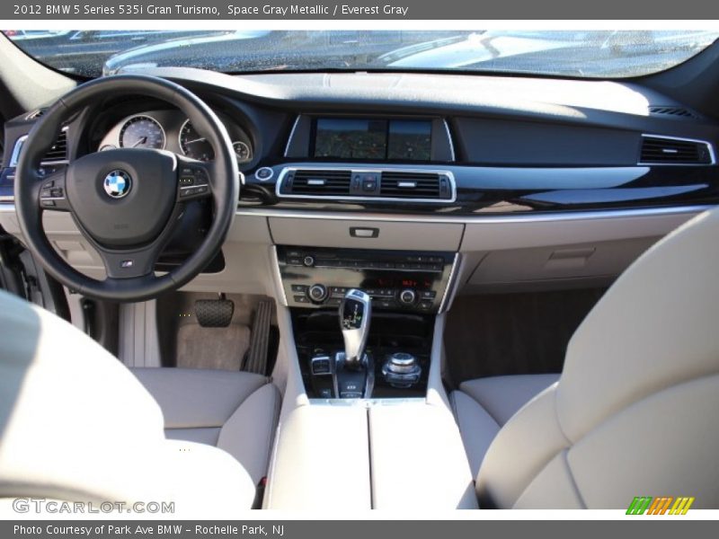 Space Gray Metallic / Everest Gray 2012 BMW 5 Series 535i Gran Turismo
