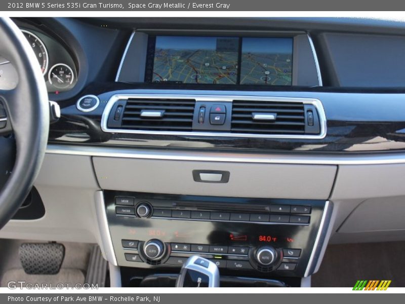Space Gray Metallic / Everest Gray 2012 BMW 5 Series 535i Gran Turismo