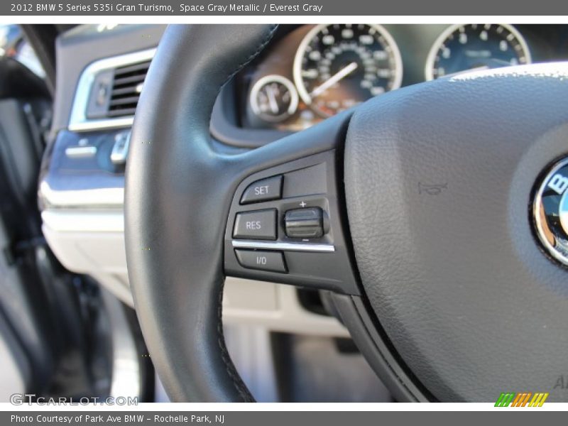Space Gray Metallic / Everest Gray 2012 BMW 5 Series 535i Gran Turismo