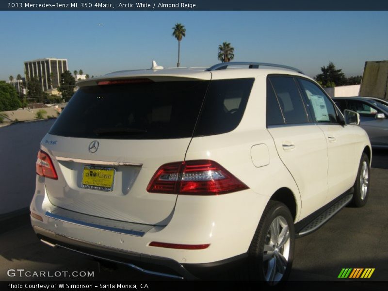 Arctic White / Almond Beige 2013 Mercedes-Benz ML 350 4Matic