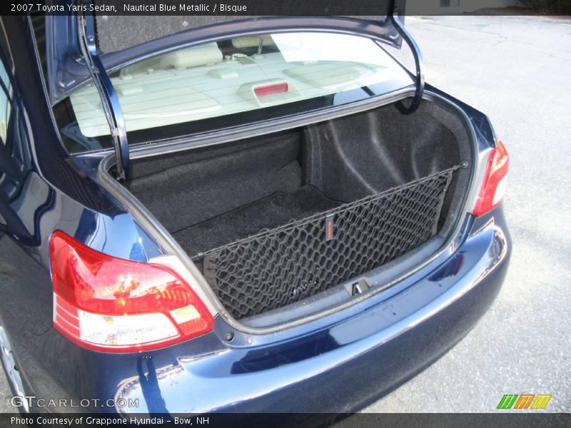 Nautical Blue Metallic / Bisque 2007 Toyota Yaris Sedan