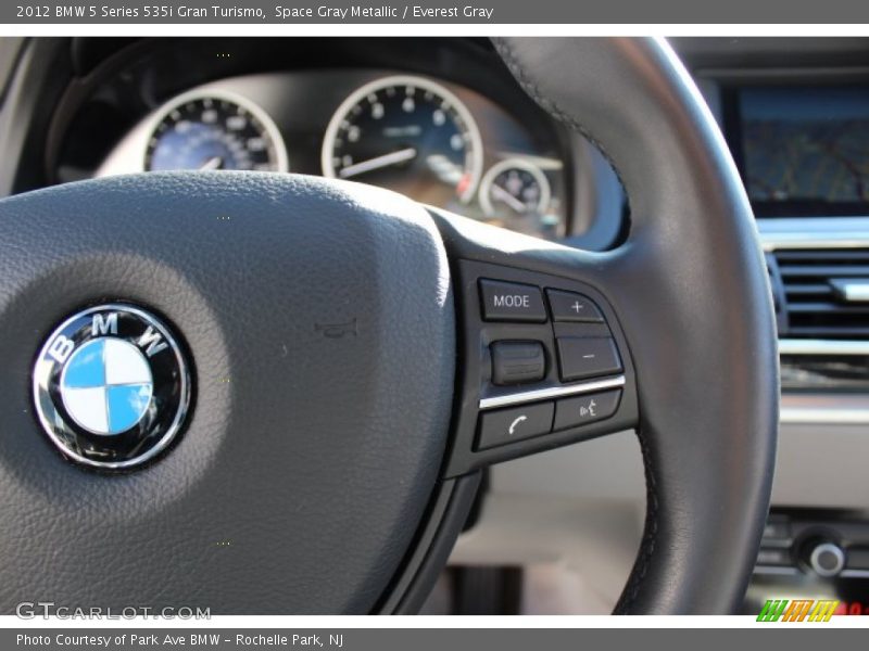 Space Gray Metallic / Everest Gray 2012 BMW 5 Series 535i Gran Turismo